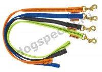 Водилка прорезиненная, 13 мм, 50 см, без петли, карабин - латунь