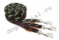 Поводок из стропы чулок 16 мм, карабин - сталь