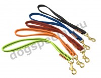 Водилка - петля прорезиненная, 13 мм, карабин - латунь