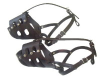 Намордник GS, кожа