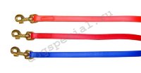 Поводок из биотана 16 мм, 2 м, карабин - латунь